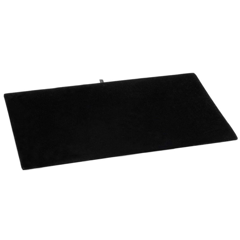 MOOCA 6 Pcs Set Jewelry Display Tray Pad Jewelry Display Tray Insert Accessory for Jewelries, 14 W x 7 1/2 D in, Black Velvet - Image 2